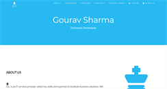 Desktop Screenshot of gouravsharma.com